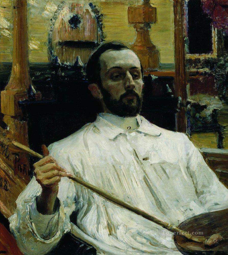 portrait of the artist d n kardovskiy 1897 Ilya Repin Oil Paintings